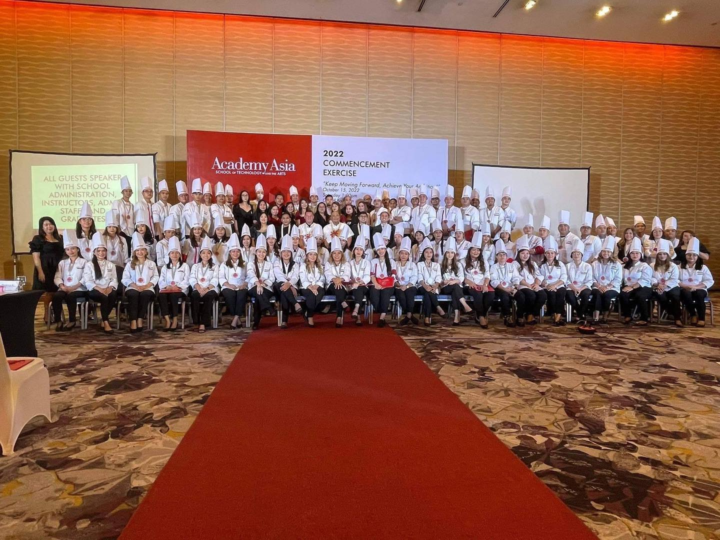 Academy Asia 2022 commencement exercise, Chef Abby's graduating class